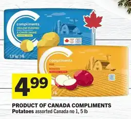 IGA Compliments Potatoes assorted offer