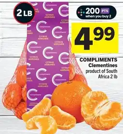 IGA Compliments clementines offer