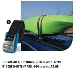 Canadian Tire Camjam 6' tie-down offer