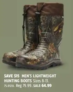 Canadian Tire Men's Lightweight Hunting Boots offer