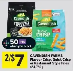 IGA Cavendish Farms Flavour Crisp, Quick Crisp or Restaurant Style Fries offer
