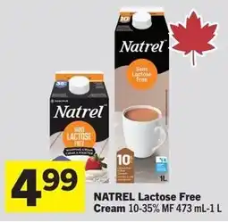 IGA Natrel Lactose Free Cream offer
