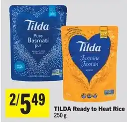 IGA Tilda Ready to Heat Rice offer