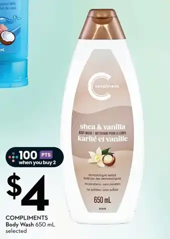 Compliments Body Wash