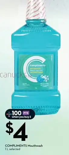 Sobeys Compliments Mouthwash offer