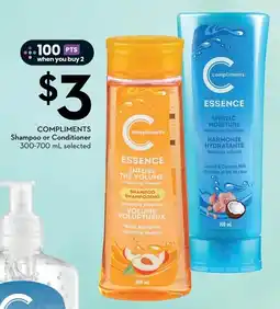 Sobeys Compliments Shampoo or Conditioner offer