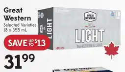 Sobeys Liquor Great Western Light offer