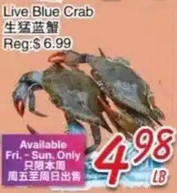 Foody Mart Live Blue Crab offer