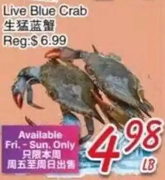 Foody Mart Live Blue Crab offer