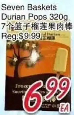 Foody Mart Seven Baskets Durian Pops offer