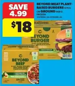 Dominion Beyond meat plant-based burgers offer