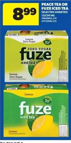 Dominion Fuze iced tea offer