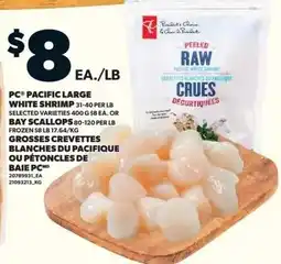 Independent Grocer PC Pacific Large White Shrimp offer