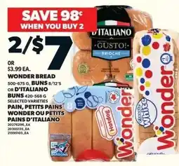 Independent Grocer Wonder bread offer