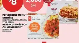 Independent Grocer PC or blue menu entrées offer