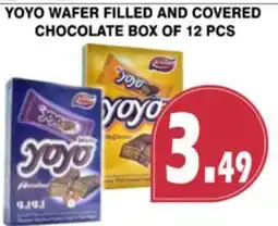 Al-Quds Supermarket Yoyo wafer filled and covered chocolate offer