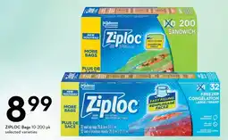 Sobeys Ziploc bags offer