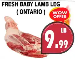 Al-Quds Supermarket Fresh baby lamb leg offer