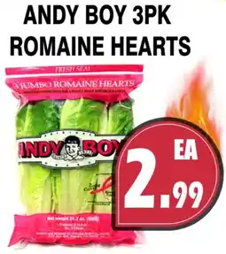 Al-Quds Supermarket Andy boy romaine hearts offer
