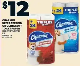 Independent Grocer Charmin ultra strong or ultra soft toilet paper offer