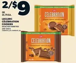 Independent Grocer Leclerc celebration cookies offer