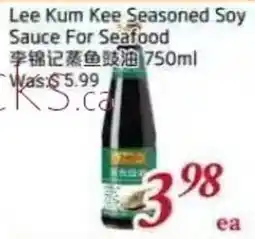 Tone Tai Supermarket Lee Kum Kee Seasoned Soy Sauce For Seafood offer