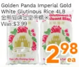 Ample Food Market Golden Panda Imperial Gold White Glutinous Rice offer