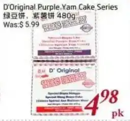 Tone Tai Supermarket D'original purple yam cake series offer