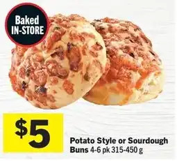 IGA Potato Style or Sourdough Buns offer