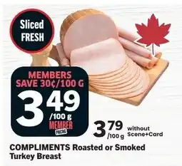 IGA Compliments Roasted or Smoked Turkey Breast offer