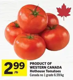 IGA Hothouse Tomatoes offer