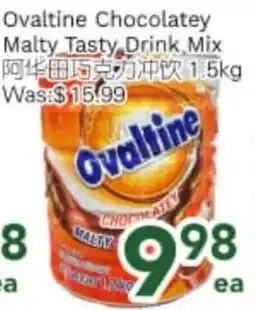 Ample Food Market Ovaltine Chocolatey Malty Tasty Drink Mix offer