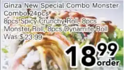 Ample Food Market Ginza New Special Combo Monster offer