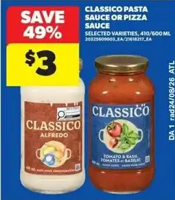 Dominion Classico pasta sauce or pizza sauce offer