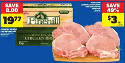 Dominion Pinehill pork loin combination chops sirloin and rib portion offer
