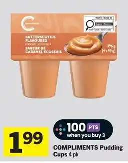 IGA Compliments Pudding Cups offer