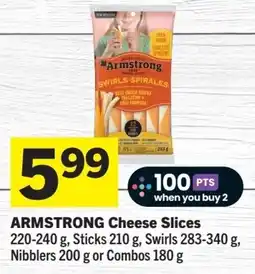 IGA Armstrong Cheese Slices offer