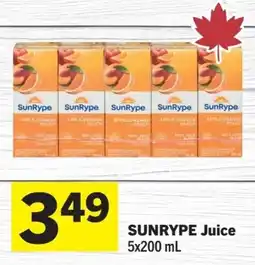 IGA Sunrype Juice offer