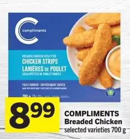IGA Compliments breaded chicken cutlettes offer