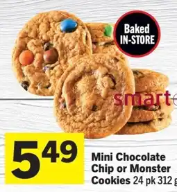 IGA Smart Mini Chocolate Chip or Monster Cookies offer