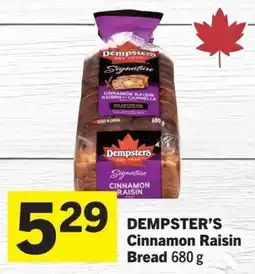 IGA Dempster's Cinnamon Raisin Bread offer
