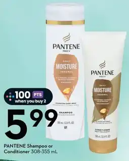 Sobeys Pantene Shampoo or Conditioner offer