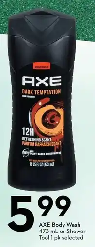 Sobeys Axe body wash offer
