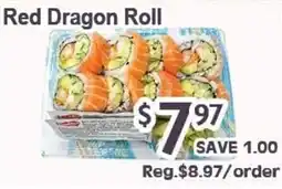 Blue Sky Supermarket Red Dragon Roll offer