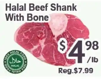 Blue Sky Supermarket Halal Beef Shank With Bone offer