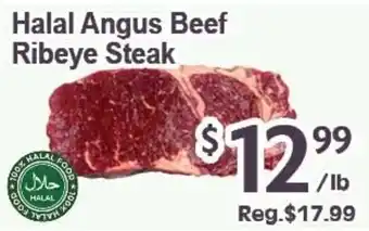 Blue Sky Supermarket Halal Angus Beef Ribeye Steak offer