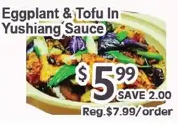 Blue Sky Supermarket Eggplant & Tofu In Yushiang Sauce offer