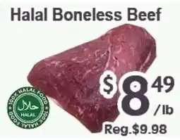 Blue Sky Supermarket Halal Boneless Beef offer