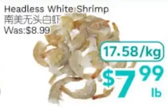 Headless White Shrimp