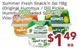 Ample Food Market Summer Fresh Snack'n Go offer